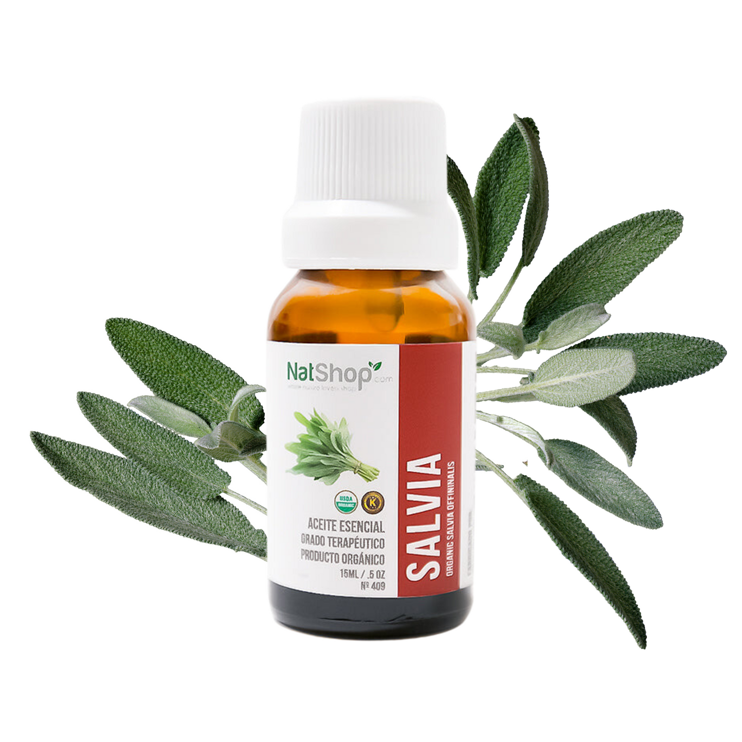 Aceite Esencial de Salvia 15ml