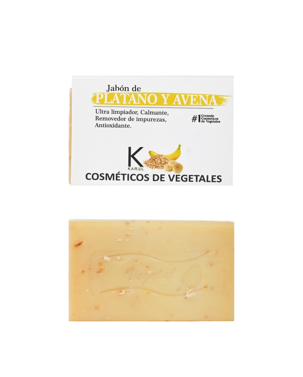 JABÓN DE PLATANO Y AVENA