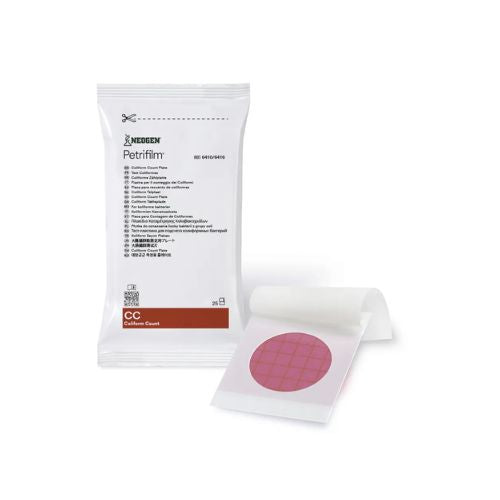 Petrifilm® placa de recuento de coliformes totales - Paq x 25 piezas