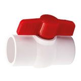Valvula esfera PVC cedula 40 - 2 pulgadas - 1 pieza - Parazzini uso exclusivo agrícola