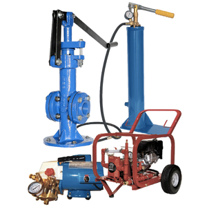 Bomba manual para pruebas hidrostáticas de una palanca marca RUD