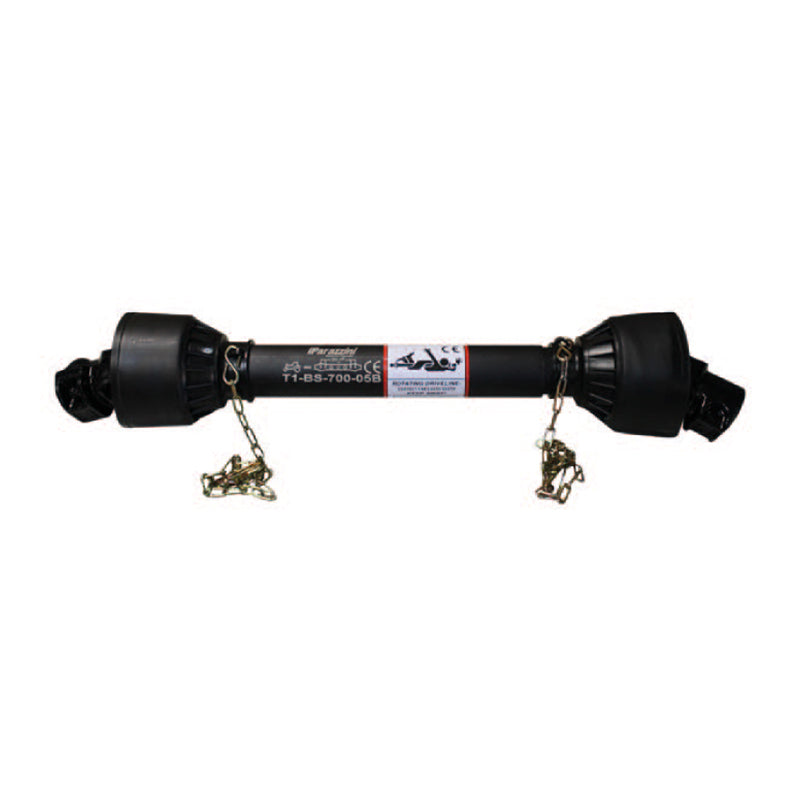 Flecha cardan serie: T1 categoria 1 RPM: 540 potencia: 16 hp longitud: 70 cm Parazzini T1-BS-700-05B