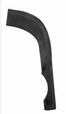 Cuchilla izquierda reforzada para motocultores HULIGAN02 y HULIGAN03. Parazzini CU-240-SR75100-L