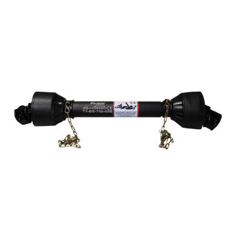 Flecha cardan serie: T1 categoria 1 RPM: 540 potencia: 16 hp longitud: 120 cm Parazzini T1-BS-1200-05B