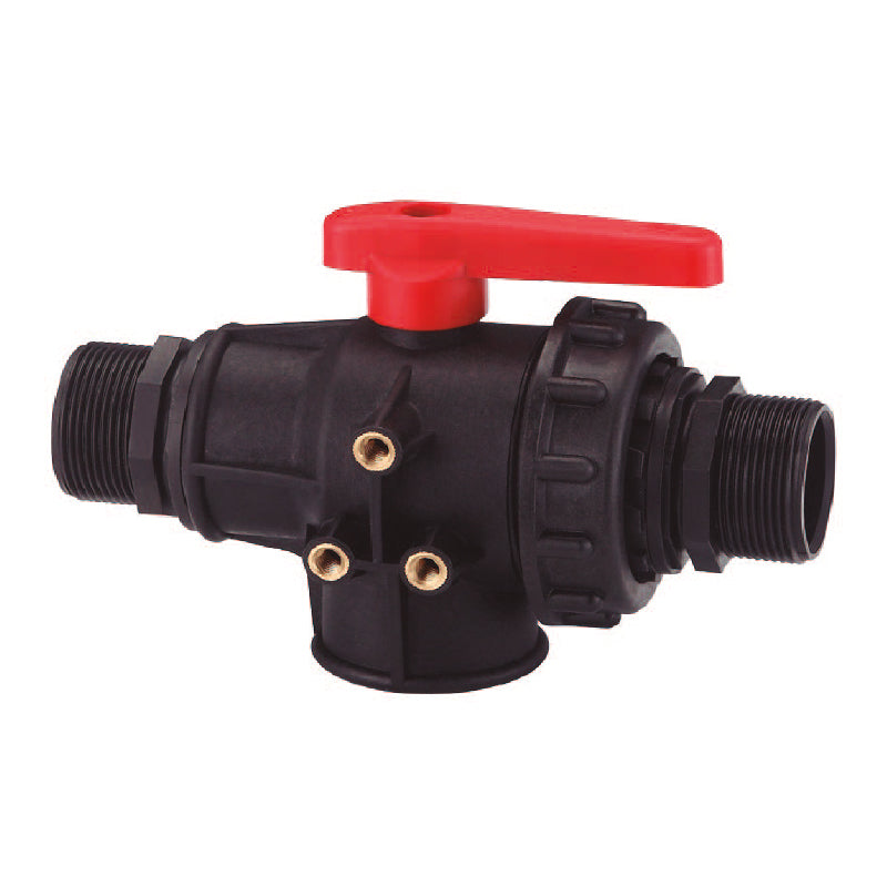 Llave de paso rosca g1 1/2 pulg 10 bar  1 pzs Parazzini HXF