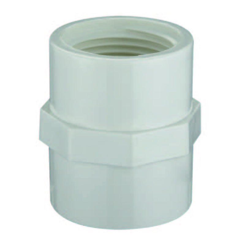 Adaptador hembra 1-1/2" PVC cedula 40 (cementar x rosca hembra) - bolsa con 16 piezas uso exclusivo agricola Parazzini M251.5