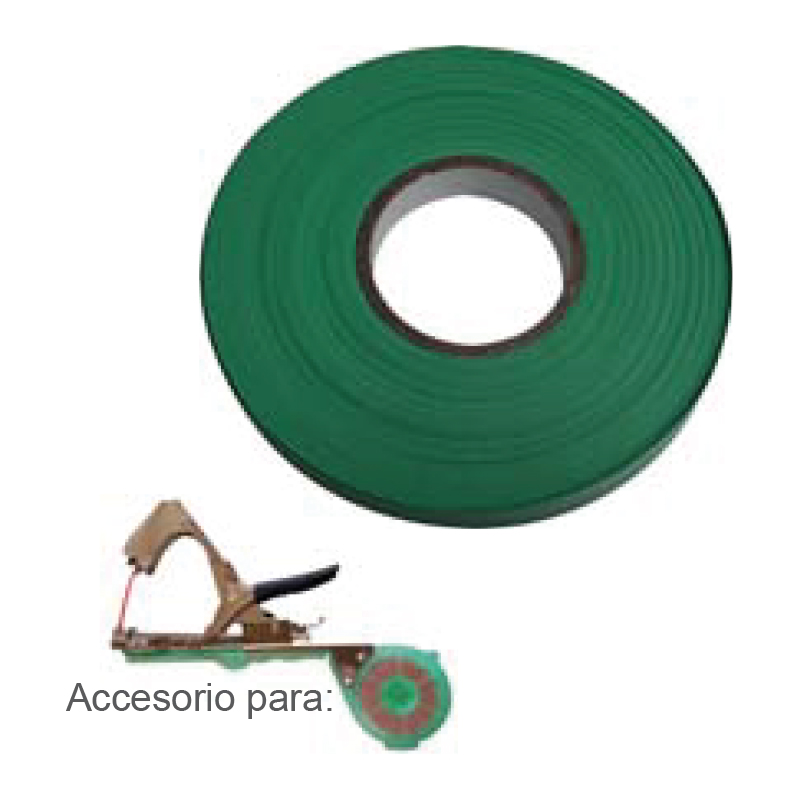Caja de cinta PE para engrapadora agricola 61 m 4 tubos con 24 rollos c/u Kawashima CINTA-PE61