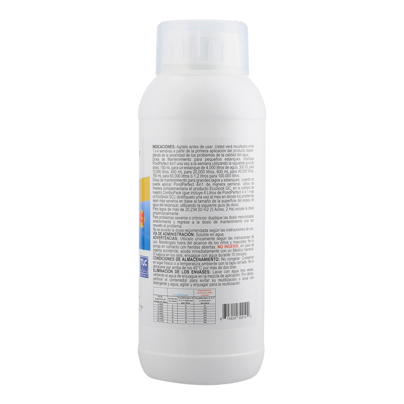 POND PERFECT 4 IN 1 - Solución Biológica para Biorremediación Lagos y Estanques