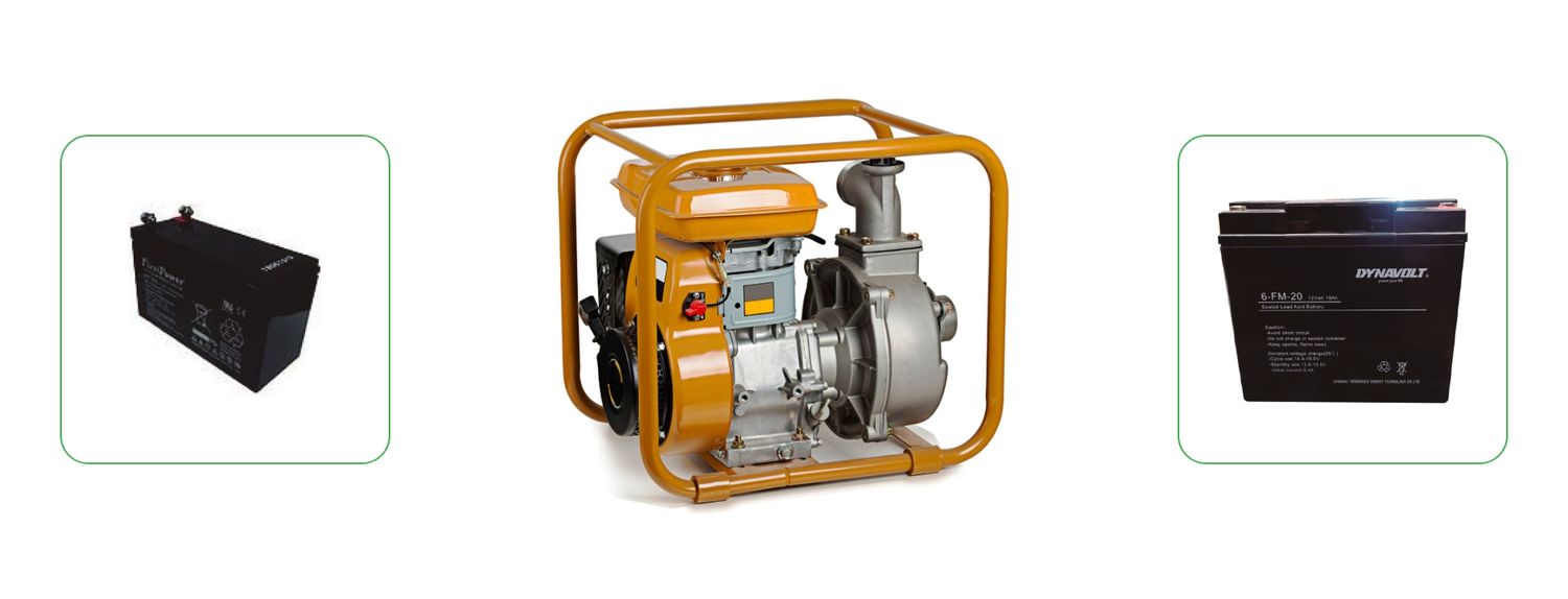 Baterias para motobombas