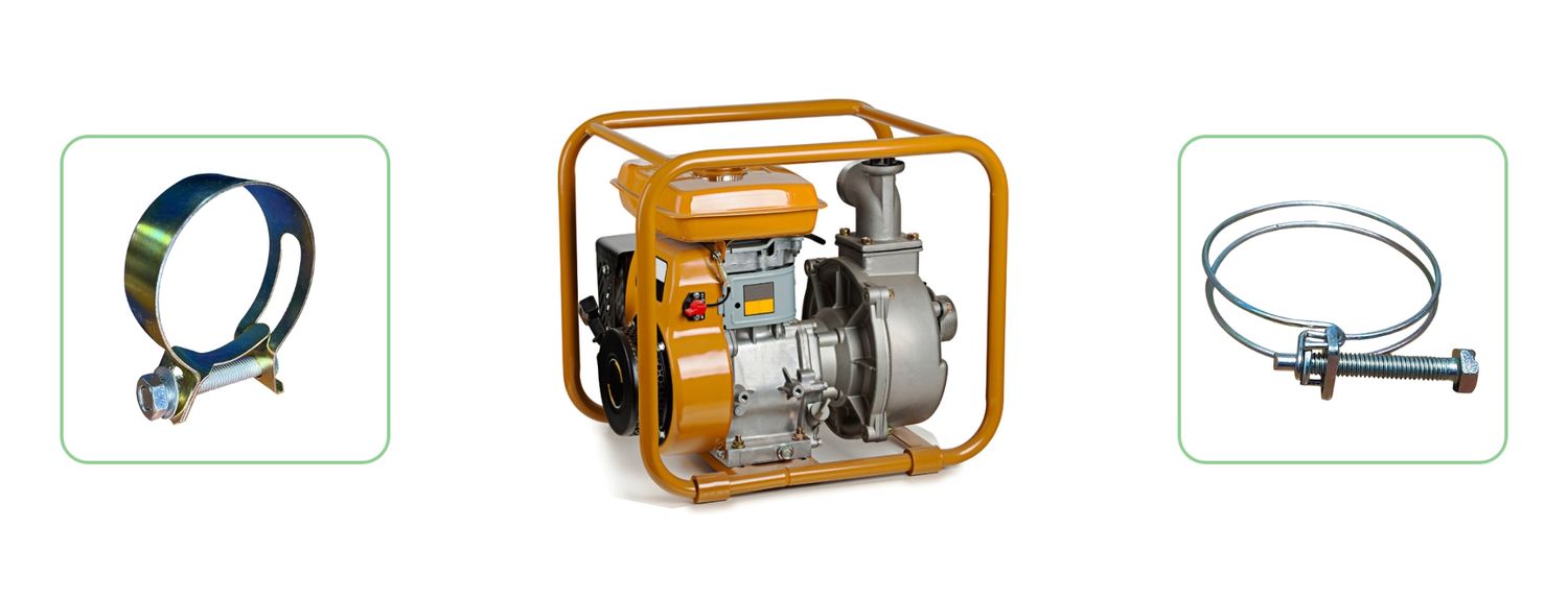 Abrazaderas para motobombas