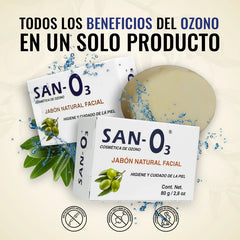 Jabón facial ozonizado SAN-O3