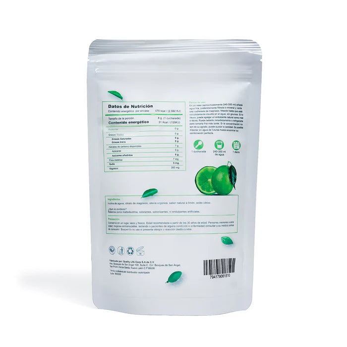 Limonada en Polvo 100% Natural con Citrato de Magnesio 200g