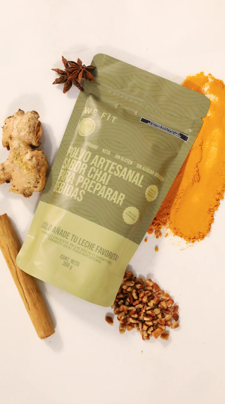 Polvo Artesanal sabor Chai para Preparar Bebidas - 300g