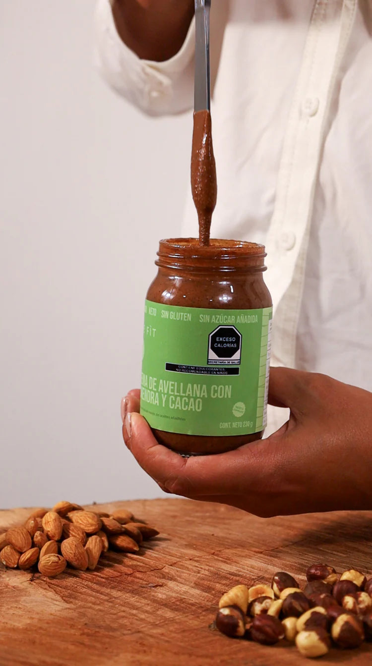 Crema de Avellana, Almendra y Cacao 230g