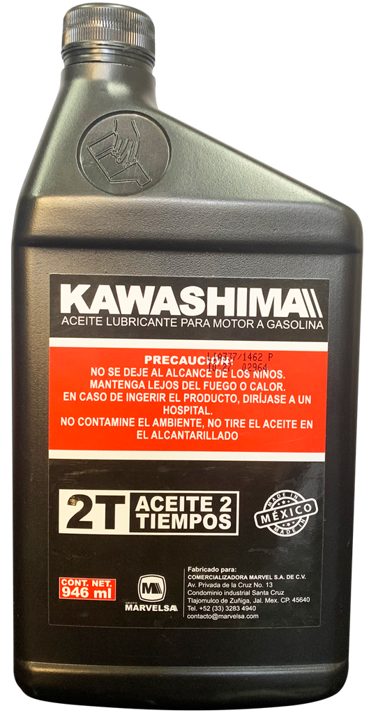 Aceite 2 tiempos 946 ml Cont. 12 pzs. Kawashima SM4012EU