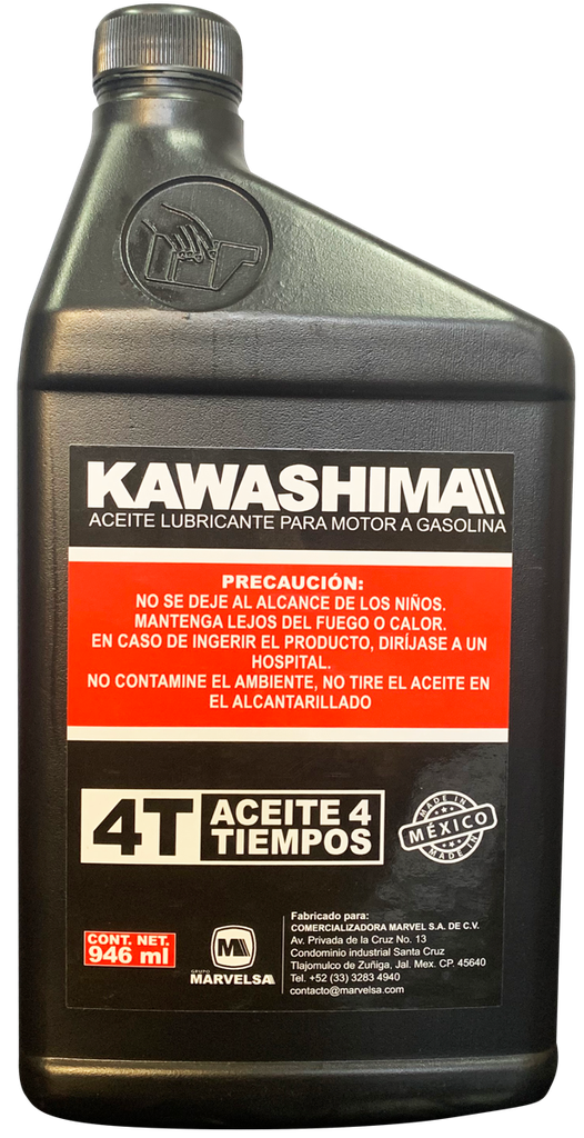 Aceite 4 tiempos 946 ml Cont. 12 pzs. Kawashima LM3012EU