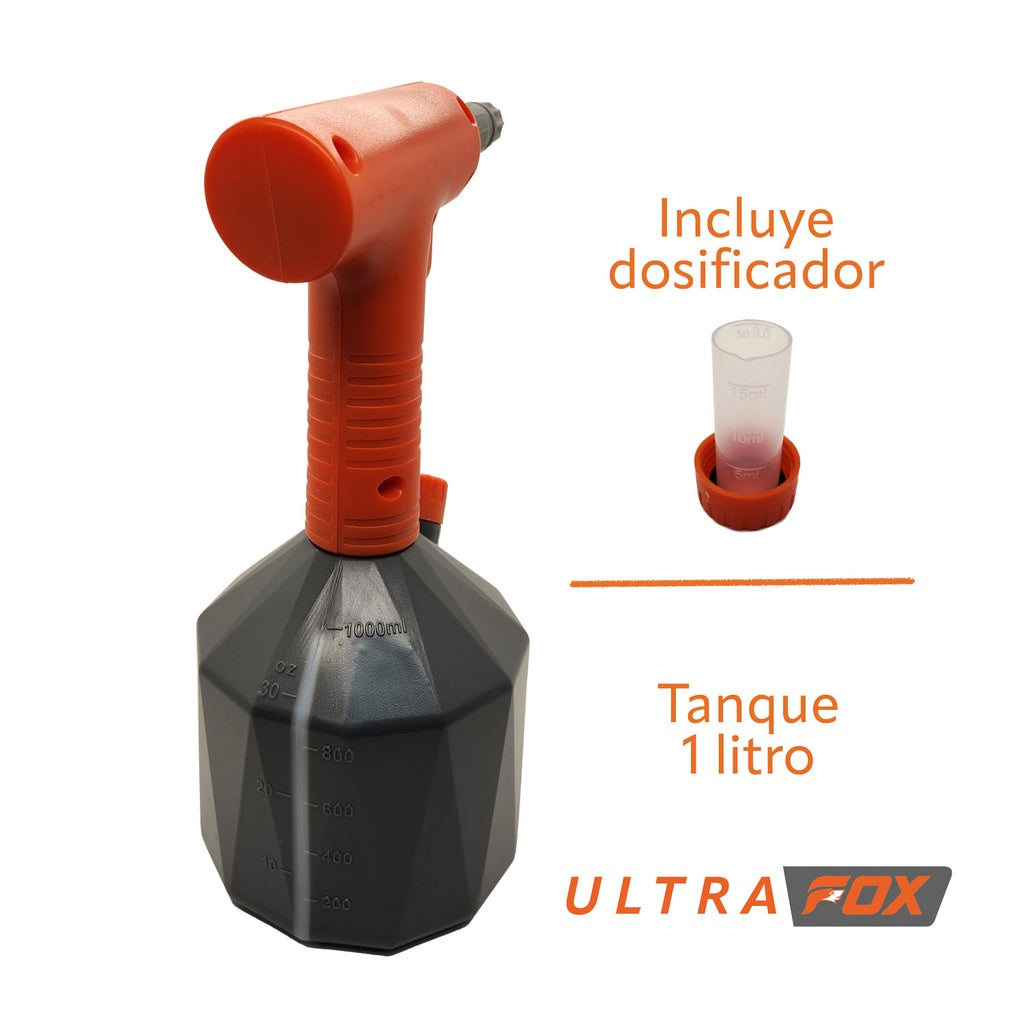 Aspersor electrico con bateria litio 1 litro Ultra Fox ANGUILA1 - Bioaplicaciones