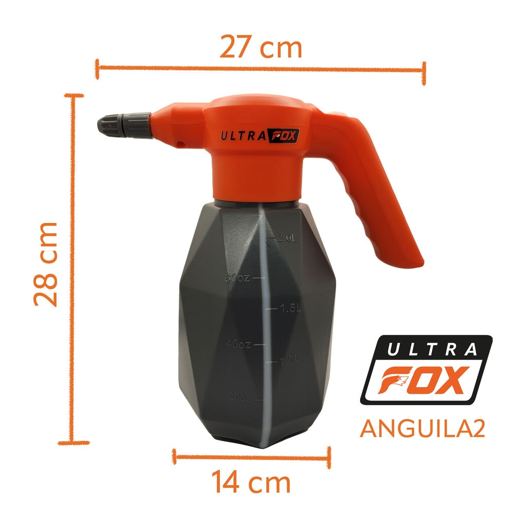 Aspersor electrico con bateria litio 2 litro Ultra Fox ANGUILA2 - Bioaplicaciones