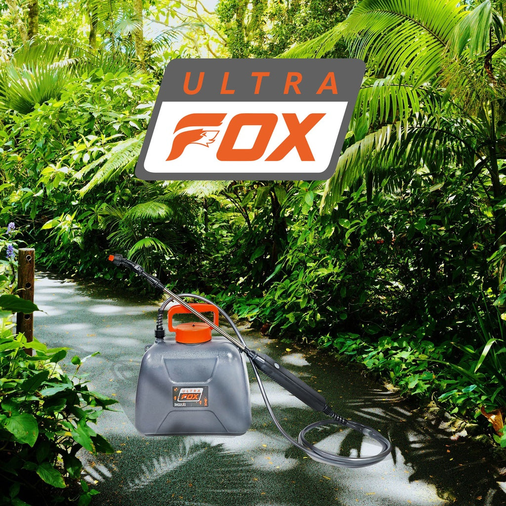 Aspersor electrico con bateria litio 5 litros Ultra Fox ANGUILA5 - Bioaplicaciones