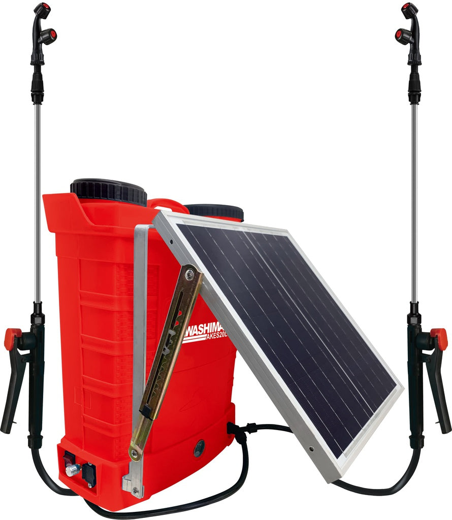 Aspersor electrico con panel solar 20 lts Kawashima AKES20L