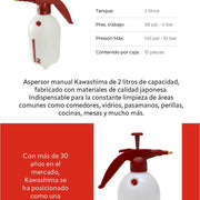 Aspersor manual 2 Cont: 15 piezas Kawashima AK2L - Bioaplicaciones