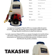 Aspersor motorizado 31 cc Takashi AT31 - Bioaplicaciones
