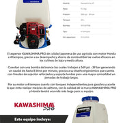 Aspersor motorizado 35 cc motor honda GX35 Kawashima Pro AK-35GX - Bioaplicaciones