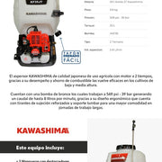 Aspersor motorizado 35cc 2 tiempos Kawashima KF35JT - Bioaplicaciones