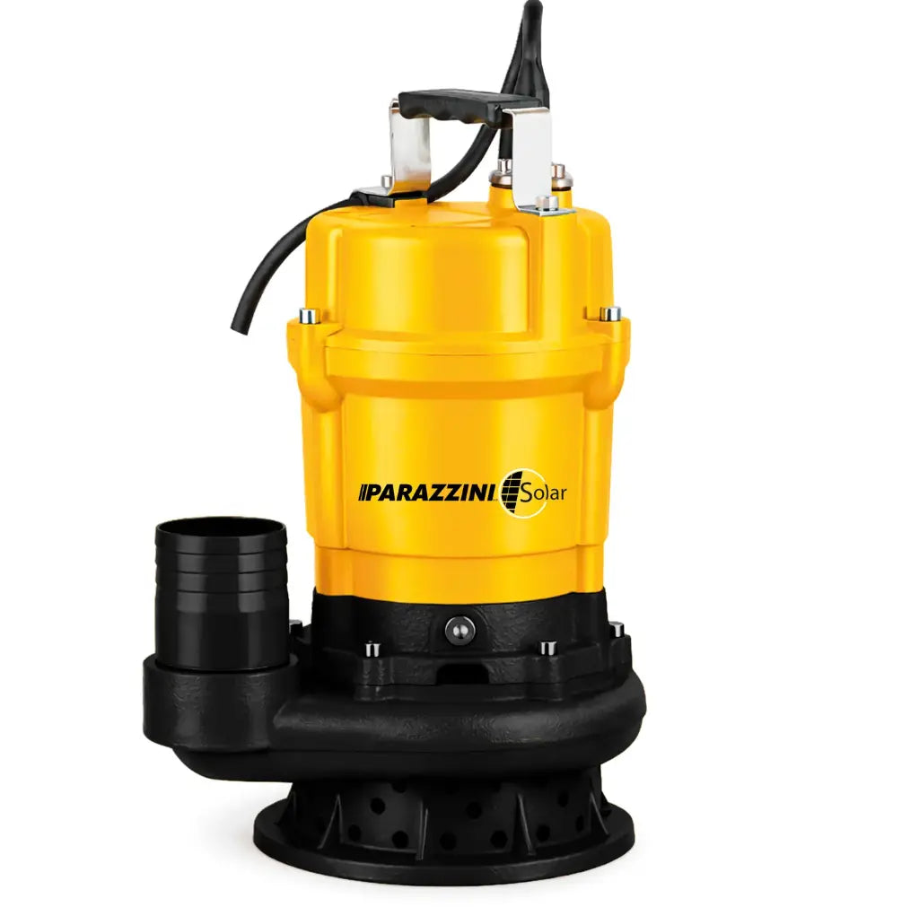 Bomba sumergible solar DC alto caudal 60 V 1100 W salida 3" (12 m) - ctrl. interno Parazzini BSPS60V-12-3