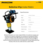 Bailarina 4 hp motor Robin Parazzini PBR - Bioaplicaciones