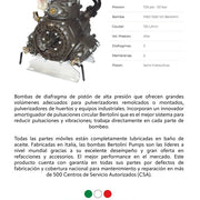 Bomba PBO 1250 VD Bertolini 375111973 - Bioaplicaciones
