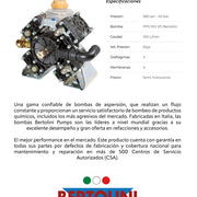 Bomba PPS 100 VD Bertolini 365000973 - Bioaplicaciones