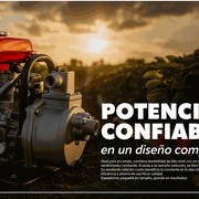Bomba portátil 1" 3 HP aluminio 15 m 12 m³/h Kawashima BK2.510 - Bioaplicaciones
