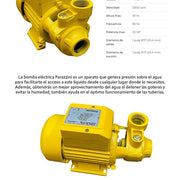 Bomba de agua eléctrica 1/2 hp Parazzini BPP.535 - Bioaplicaciones