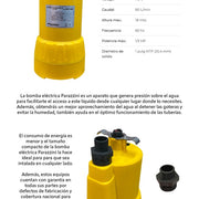 Bomba sumergible 1/3 HP Parazzini BSP.380 - Bioaplicaciones