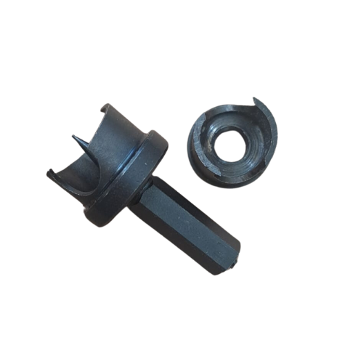 Broca para perforación de PVC con cabezal intercambiable de 16 y 18 mm - 1 pieza Parazzini A-950-16-01-002 - Bioaplicaciones