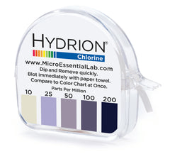 Kit para prueba de Cloro de 0-200 ppm - Caja con 10 rollos #CM-240 Cloro