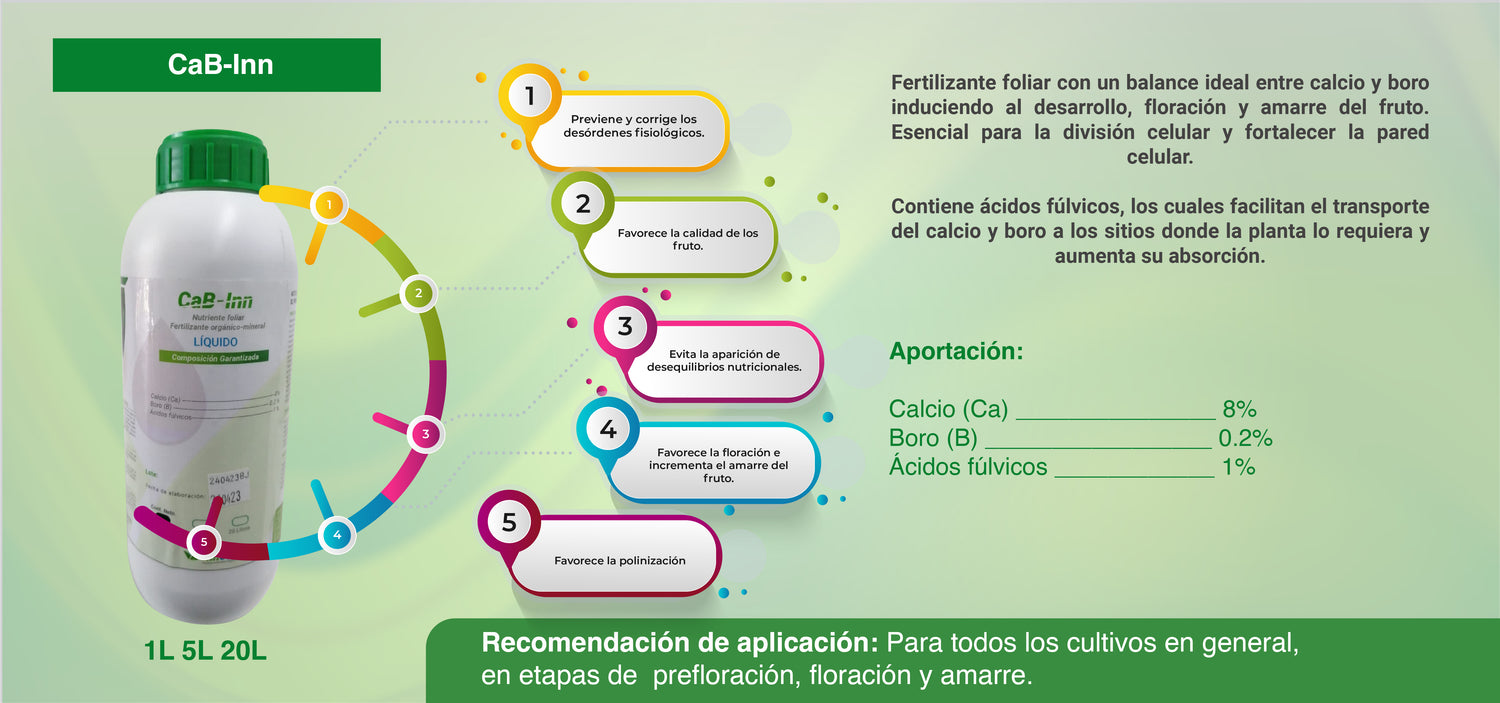 CaB-Inn Corrector de deficiencias (Calcio-boro)1L