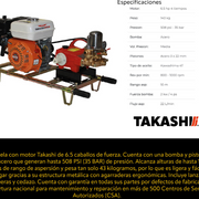 Parihuela 6.5hp Takashi PT6.5A - Bioaplicaciones