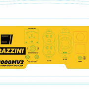 Generador Parazzini 3.0kW 110/220V 28A - Aislamiento Clase F Profesional Parazzini GP3000MV2