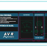 Generador Power Hunt 2.5kW 110/220V 22A - Motor 212cc Alto Rendimiento Power Hunt GPH2500WV2