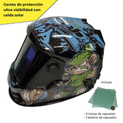 Careta proteccion ultra visibilidad celda solar Parazzini MONO