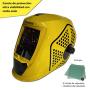 Careta proteccion ultra visibilidad celda solar Parazzini BUMBLEBI