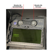Careta proteccion ultra visibilidad celda solar Parazzini MONO