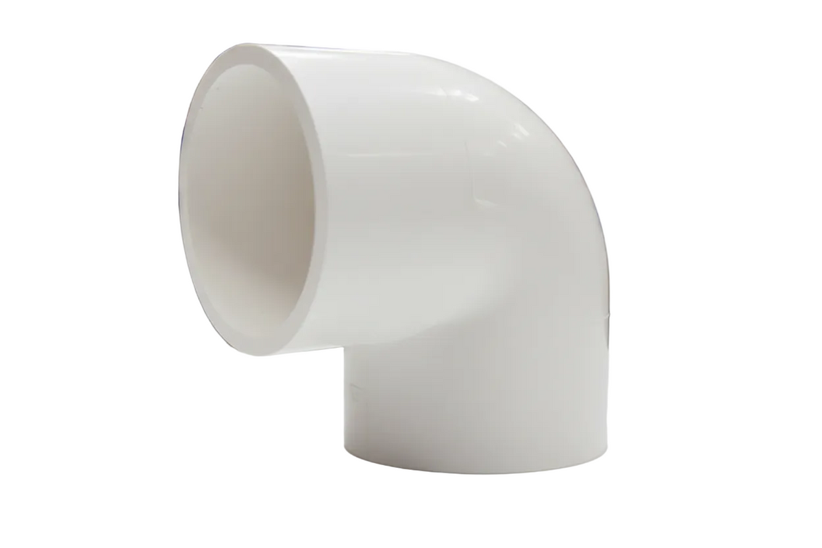 Codo 90° x 1-1/2" PVC cedula 40 (cementar) - caja con 64 piezas uso exclusivo agricola Parazzini  M021.25 - Bioaplicaciones