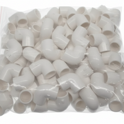Codo 90° x 1/2" PVC cedula 40 (cementar) - caja con 400 piezas uso exclusivo agricola Parazzini M02.05 - Bioaplicaciones