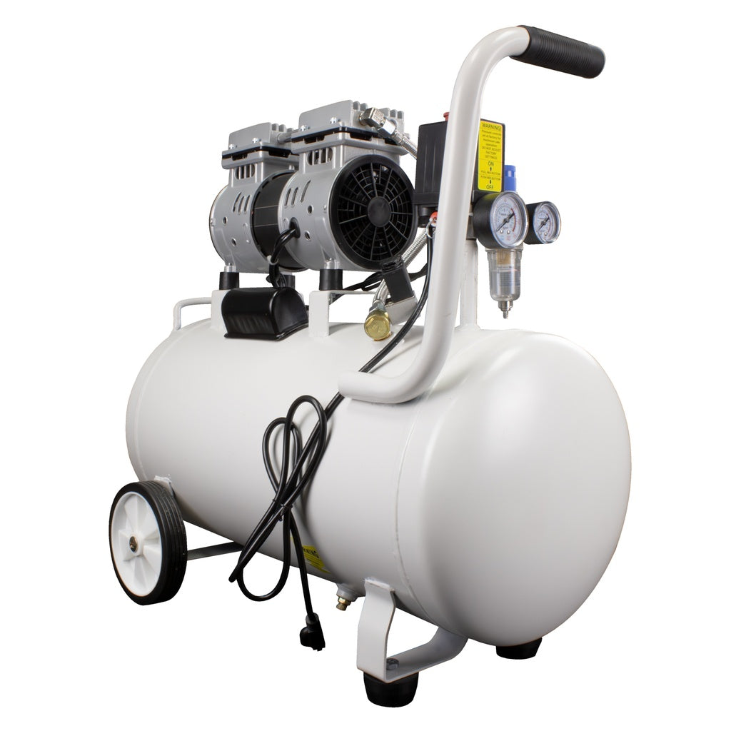 Compresor 50 lts doble conexión rapida con bomba libre de aceite Power Hunt CP50SA