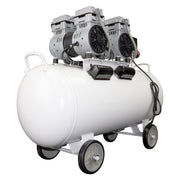 Compresor 80 lts doble conexión rapida con bomba libre de aceite Power Hunt CP80SA