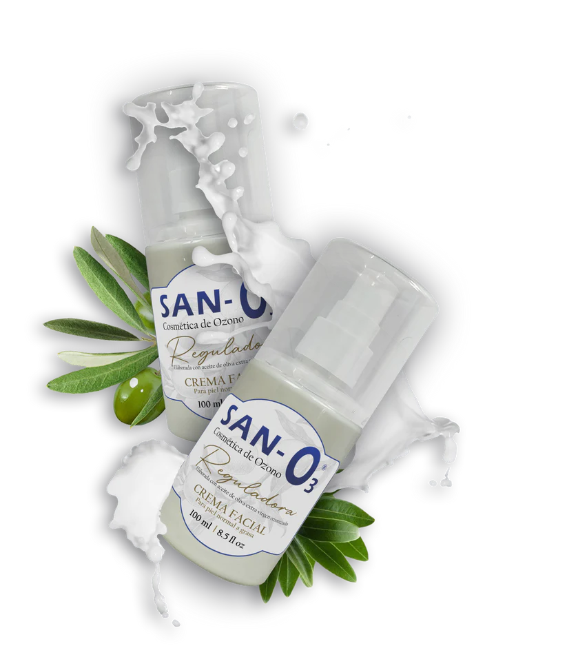 Crema facial nutritiva con ozono SAN-O3