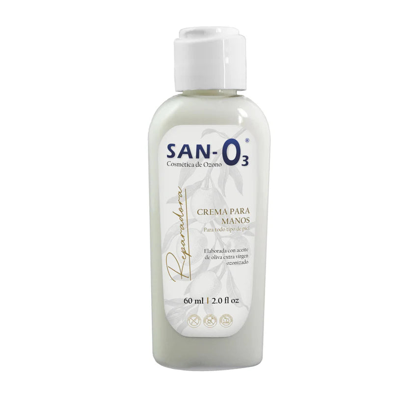 Crema reparadora para manos con Ozono SAN-O3 60ml